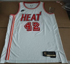 Maillot de Basket #42 Love Miami Heat Vintage Blanc